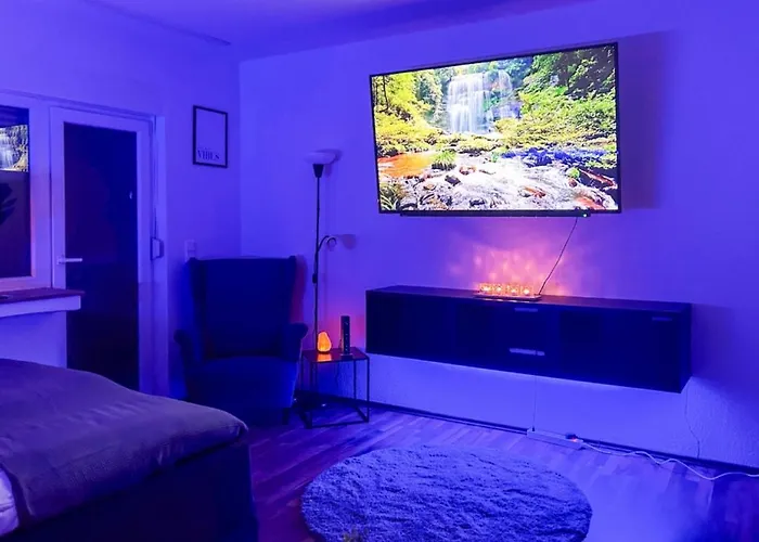 Relax Oasis With 65 Smarttv, Kitchen And Balcony شقة